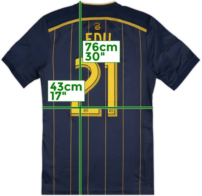 2014 Philadelphia Union Authentic Home Shirt Edu #21 - 9/10 - (L)