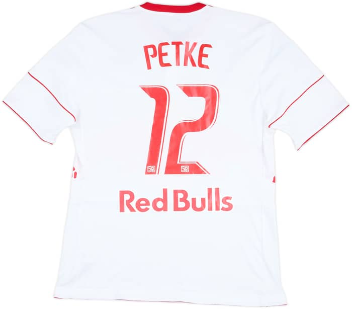 2010 New York Red Bulls Match Issue Signed Home Shirt Petke #12