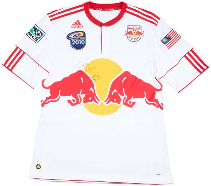 2010 New York Red Bulls Match Issue Signed Home Shirt Petke #12