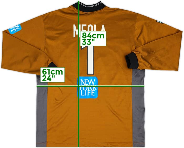 2000 NY/NJ Metrostars Player Issue GK Shirt Meola #1 - 6/10 - (XL)