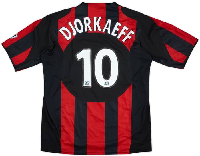 2005 NY/NJ Metrostars Match Issue Home Shirt Djorkaeff #10