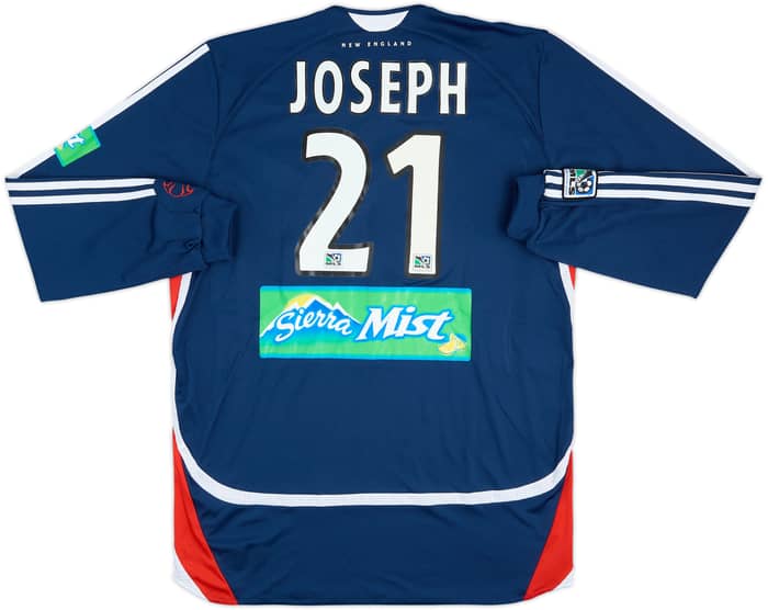 2006-07 New England Revolution Match Issue Home L/S Shirt Joseph #21