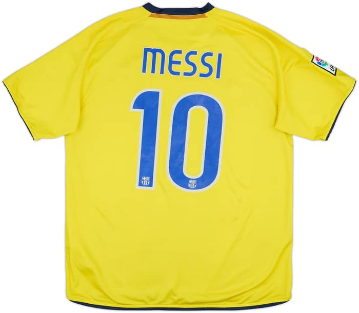 2008-10 Barcelona Away Shirt Messi #10 - 6/10 - (L)