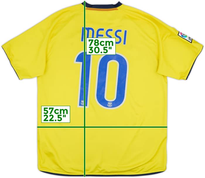 2008-10 Barcelona Away Shirt Messi #10 - 6/10 - (L)