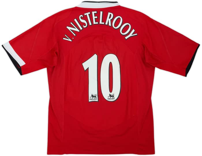 2004-06 Manchester United Home Shirt v.Nistelrooy #10 - 6/10 - (M)