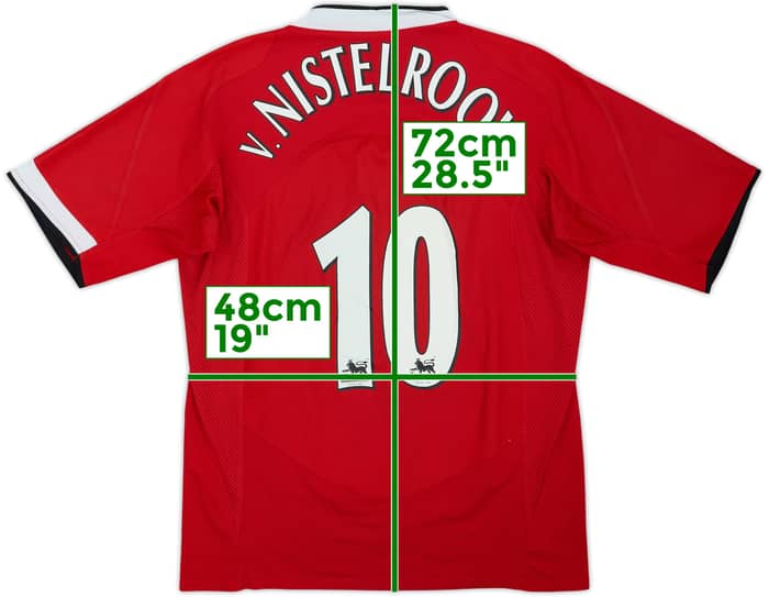2004-06 Manchester United Home Shirt v.Nistelrooy #10 - 6/10 - (M)