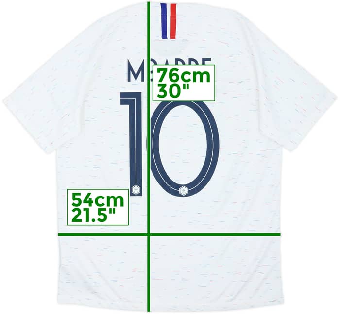 2018 France Away Shirt Mbappe #10 - 6/10 - (L)
