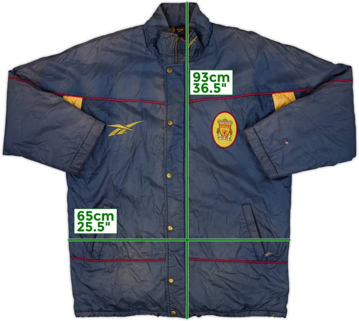 1996-97 Liverpool Reebok Padded Bench Coat - 3/10 - (XL)