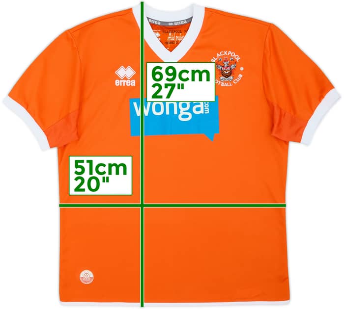 2013-15 Blackpool Home Shirt - 6/10 - (S)