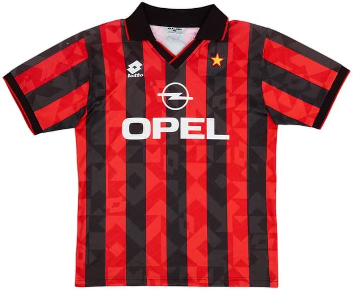 1994-95 AC Milan Home Shirt - 7/10 - (L)