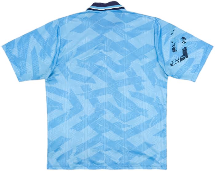 1991-93 Manchester City Home Shirt - 6/10 - (L)