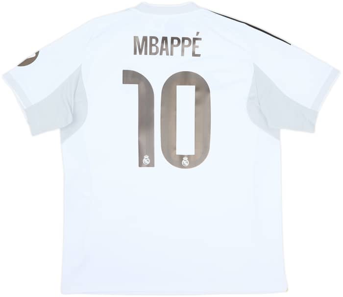 2025-26 Real Madrid Home Shirt Mbappe #10 (XL)