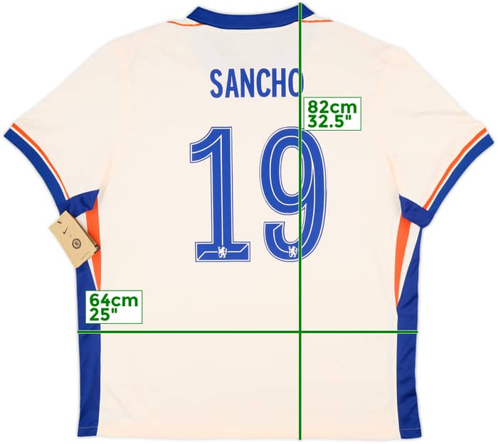 2024-25 Chelsea Away Shirt Sancho #19 (XXL)