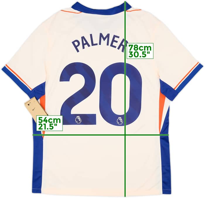 2024-25 Chelsea Away Shirt Palmer #20 (L)