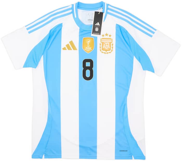 2024-25 Argentina Home Shirt E.Fernandez #8 (L)