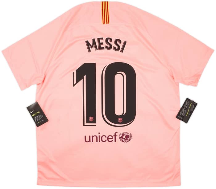 2018-19 Barcelona Third Shirt Messi #10 (XL)