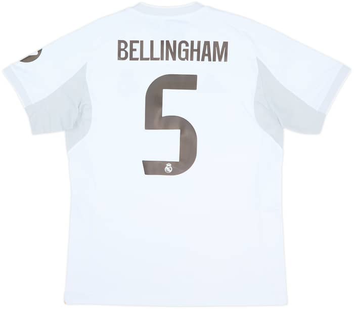2025-26 Real Madrid Home Shirt Bellingham #5 (L)