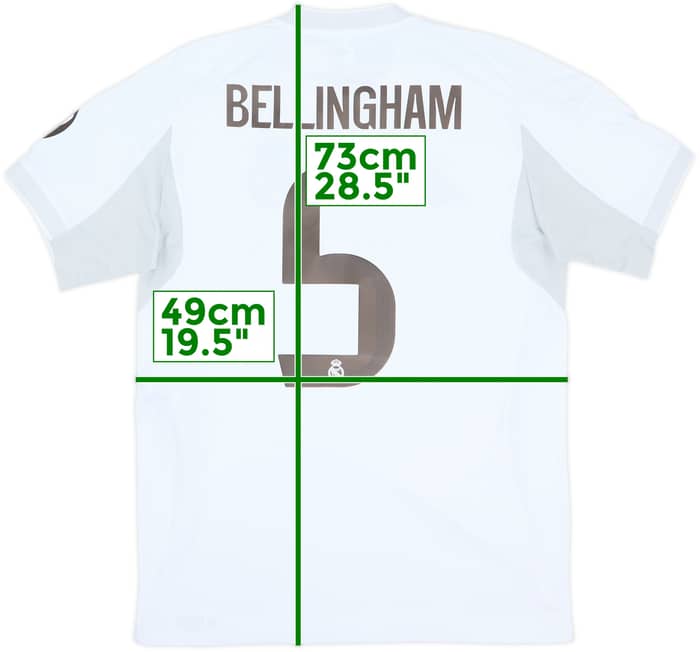 2025-26 Real Madrid Home Shirt Bellingham #5 (M)