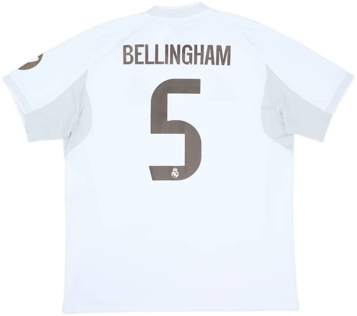 2025-26 Real Madrid Home Shirt Bellingham #5 (XL)