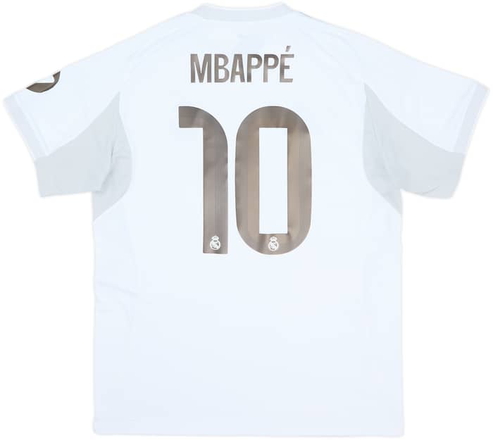 2025-26 Real Madrid Home Shirt Mbappe #10 (L)