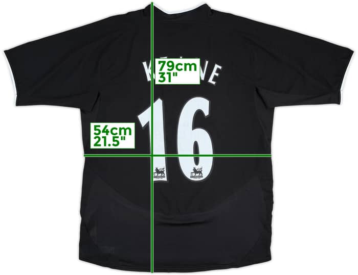2003-05 Manchester United Away Shirt Keane #16 - 6/10 - (L)