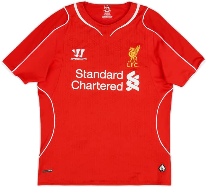 Camiseta de local del Liverpool 2014-15 Gerrard #8 - 7/10 - (L. Niños)