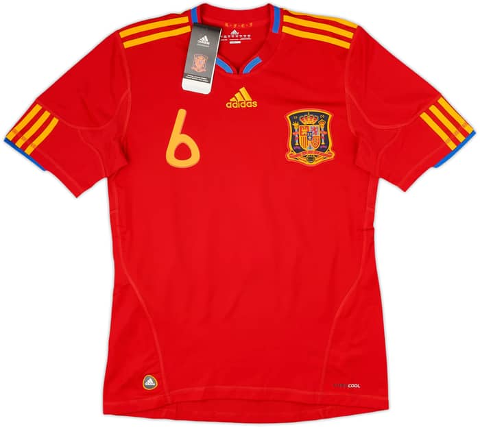 2009-10 Spain Home Shirt A.Iniesta #6 (S)