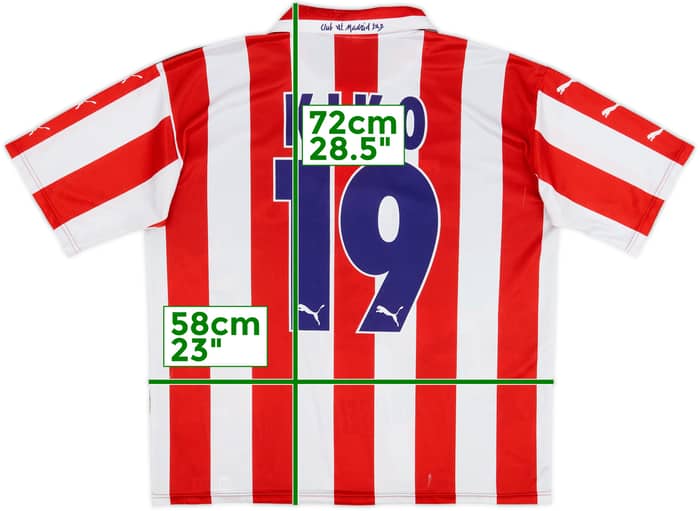 1997-98 Atletico Madrid Puma Graphic Shirt Kiko #19 - 8/10 - (L)