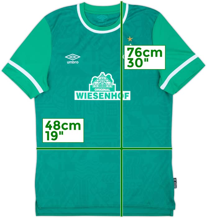 2021-22 Werder Bremen Home Shirt - 9/10 - (M)