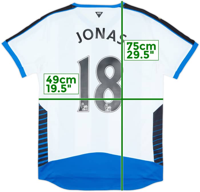 2015-16 Newcastle Home Shirt Jonas #18 - 8/10 - (M)