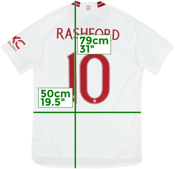 2023-24 Manchester United Third Shirt Rashford #10 - 8/10 - (M)