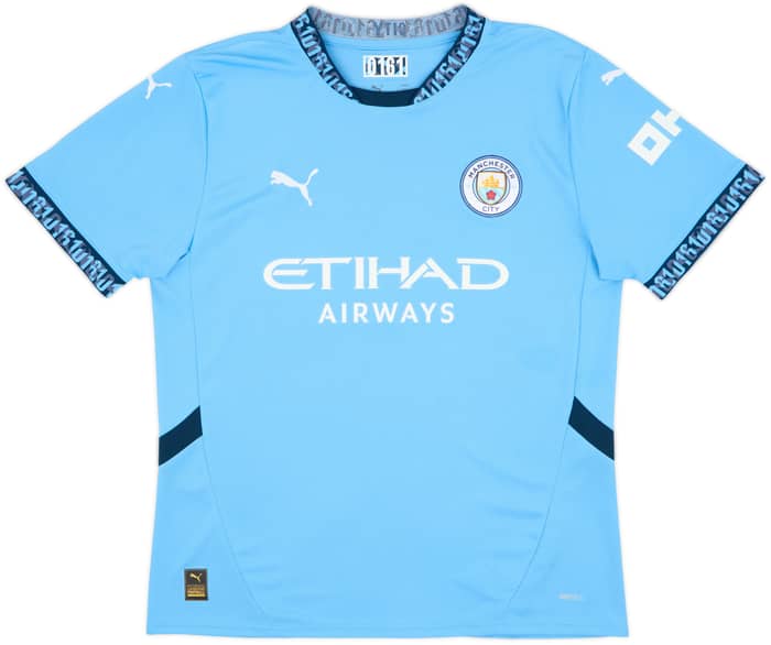 2024-25 Manchester City Home Shirt Haaland #9 - 8/10 - (L)