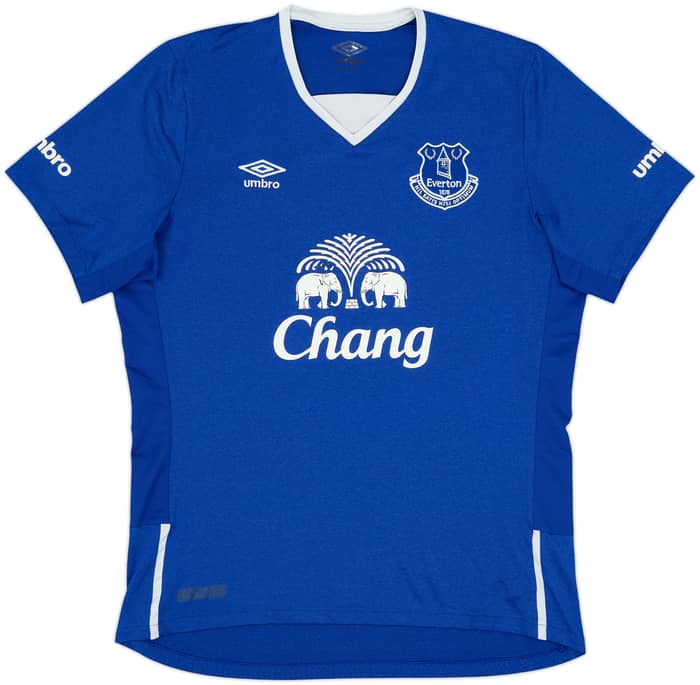 2015-16 Everton Home Shirt Stones #5 - 6/10 - (L)