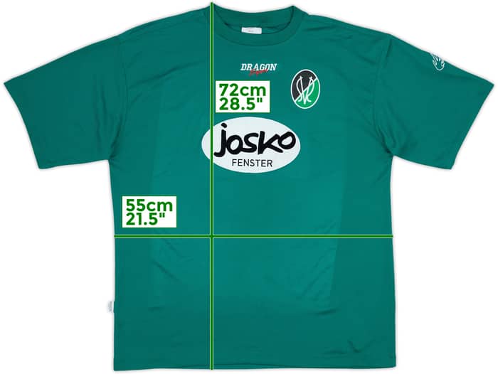 2007-08 SV Ried Match Issue Home Shirt #6