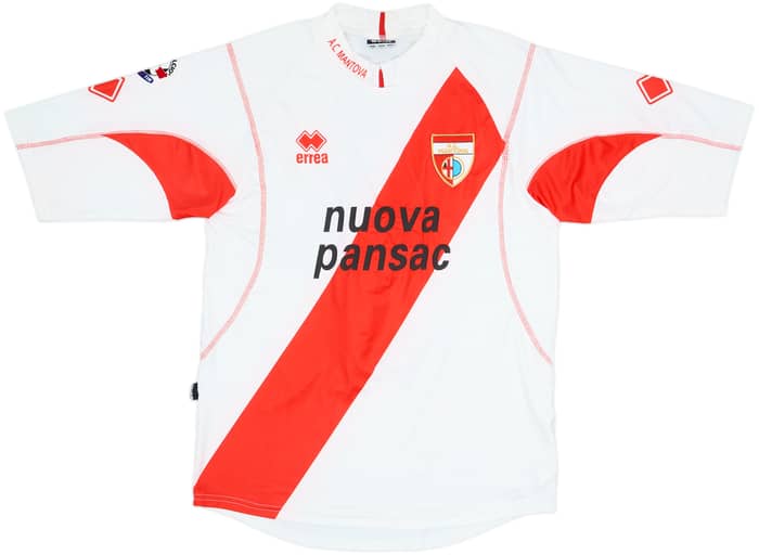 2006-07 Mantova Match Issue Home Shirt Mezzanotti #3
