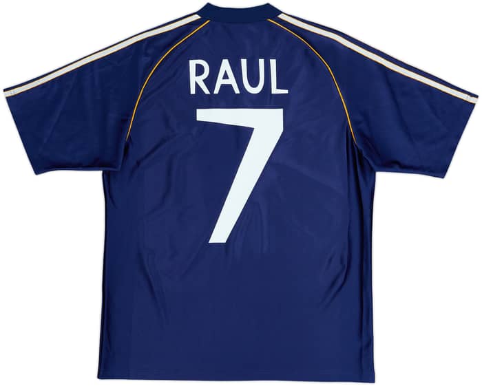 1998-99 Real Madrid Third Shirt Raul #7 - 8/10 - (XL.Boys)