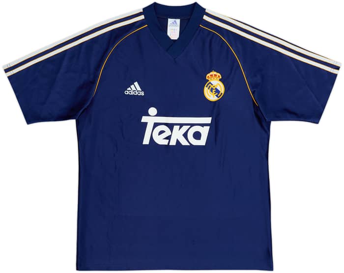 1998-99 Real Madrid Third Shirt Raul #7 - 8/10 - (XL.Boys)