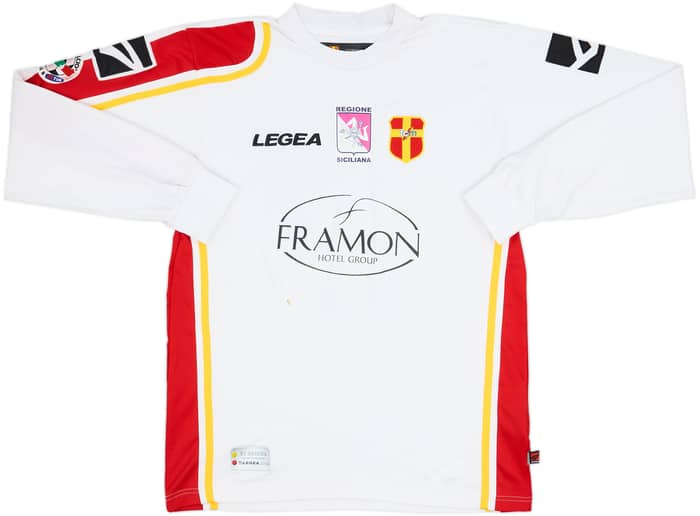 2007-08 Messina Match Issue Home L/S Shirt Giosa #17