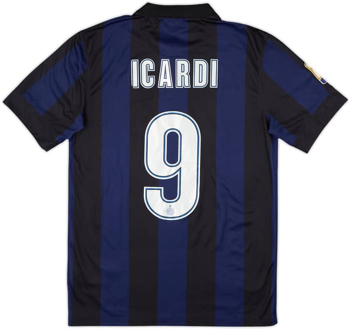 2013-14 Inter Milan Home Shirt Icardi #9 - 7/10 - (S)