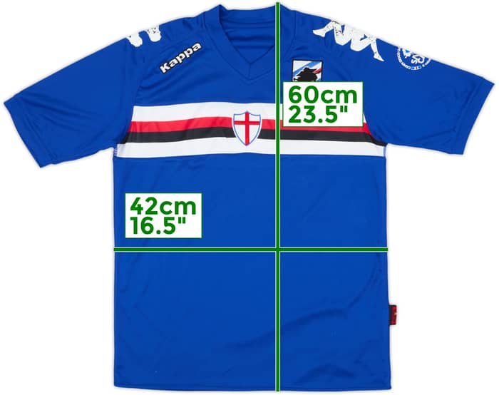 2012-13 Sampdoria Home Shirt - 5/10 - (11-12 Years)