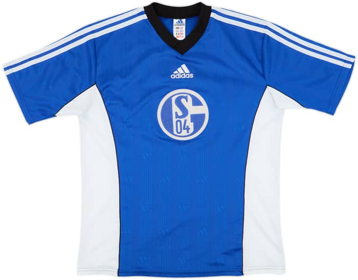 1999-00 Schalke adidas Training Shirt - 9/10 - (XL.Boys)