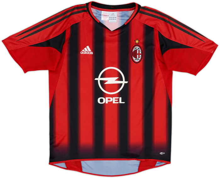 2004-05 AC Milan Home Shirt Kaka #22 - 8/10 - (XL.Boys)