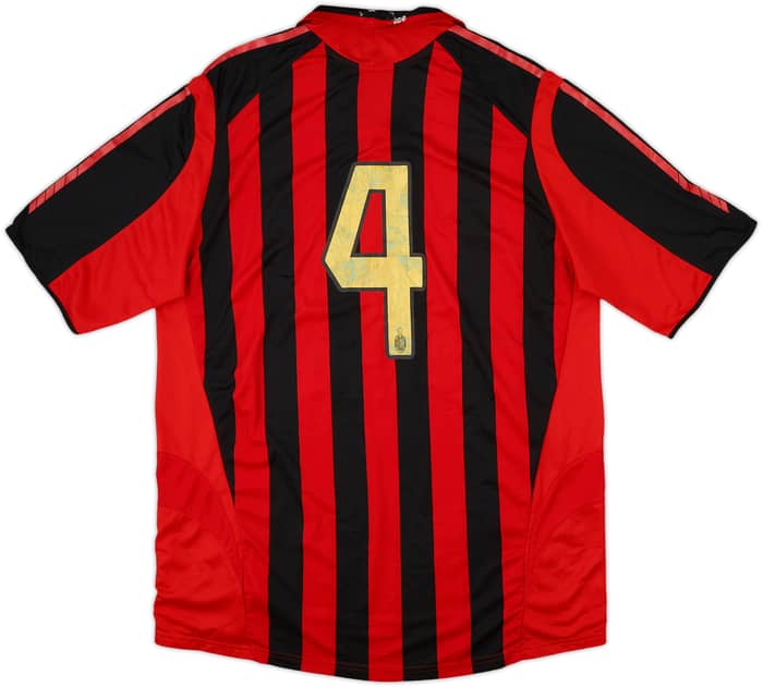 2005-06 AC Milan Match Issue Home Shirt #4