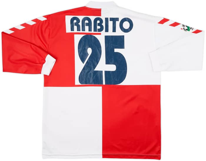2005-06 Rimini Match Issue Home L/S Shirt Rabito #25