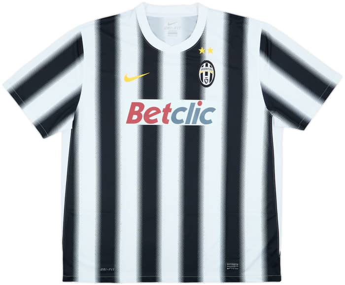 2011-12 Juventus Home Shirt Vucinic #14 - 7/10 - (XXL)