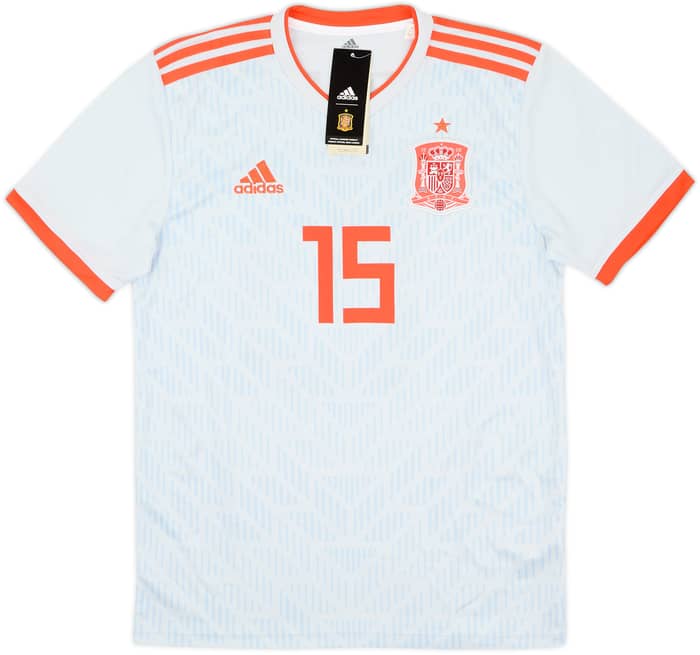 2018-19 Spain Away Shirt Ramos #15 (S)