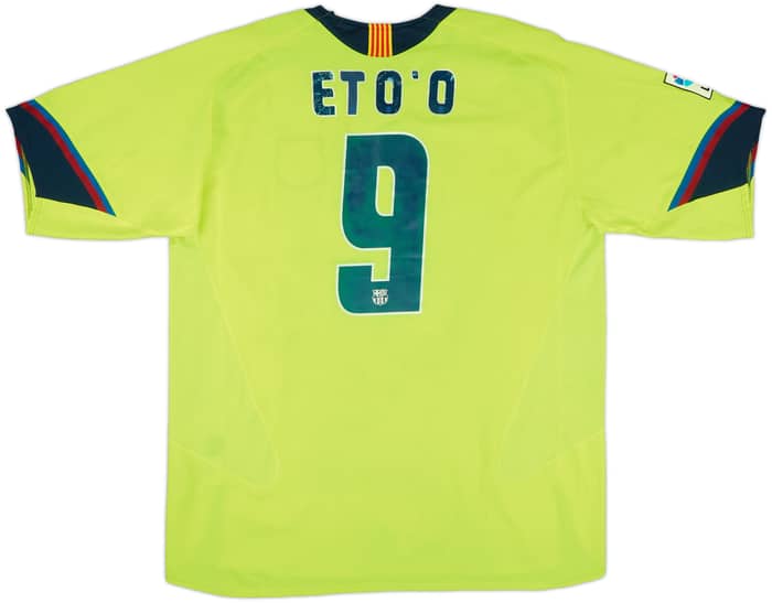 2006-07 Barcelona Third Shirt Eto'o #9 (XL)
