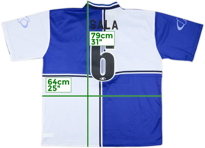2002-03 Sabadell Match Issue Home Shirt Sala #6