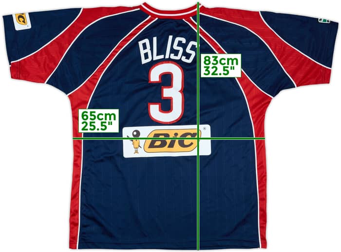 1997-98 New England Revolution Home Shirt Bliss #3 - 9/10 - (XL)