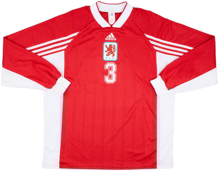 1999 Luxembourg Match Worn Home L/S Shirt #3 (Schauls)